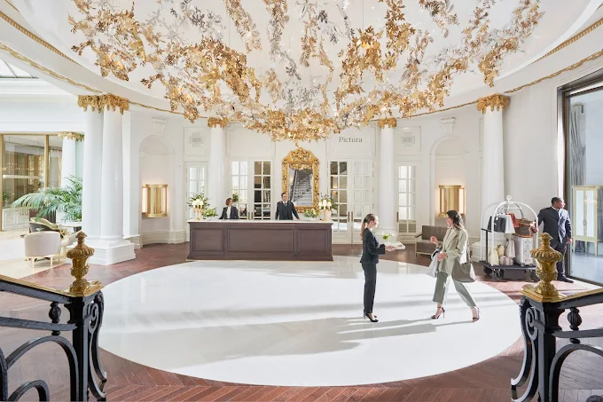 Reccepcion hotel mandarin oriental Ritz madrid